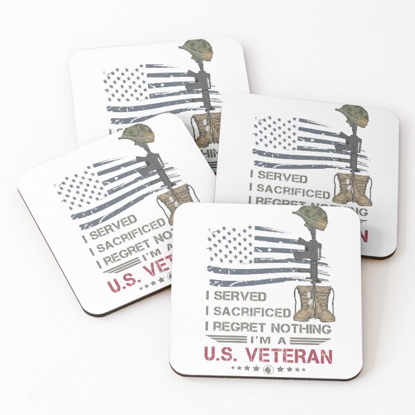 Item preview, "I Served, I Sacrificed, I Regret Nothing I'm A US Veteran"  designed and sold by DouglasB.