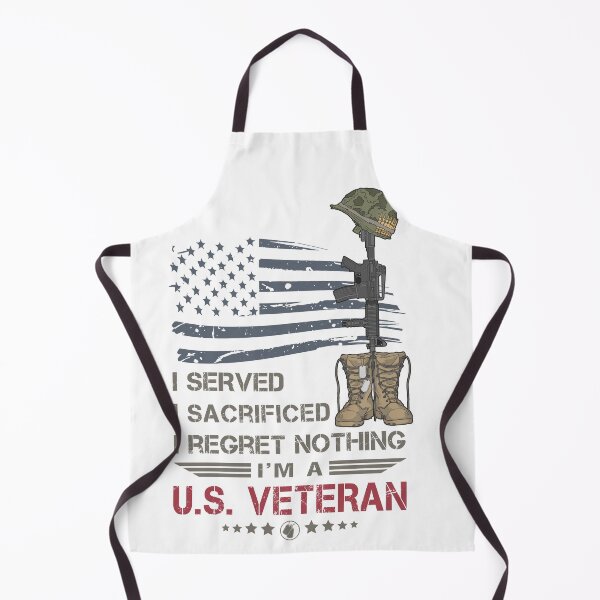 Item preview, "I Served, I Sacrificed, I Regret Nothing I'm A US Veteran" designed and sold by DouglasB.