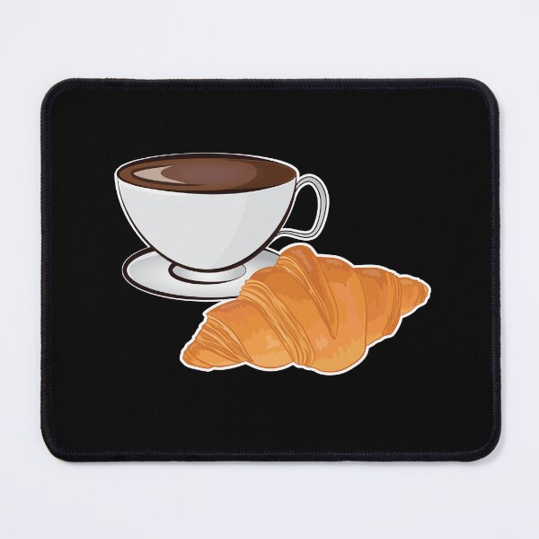Item preview, Bonjour Croissant - Funny French Food designed and sold by TheInkElephant.
