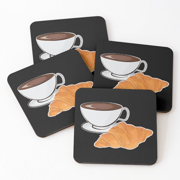 Item preview, Bonjour Croissant - Funny French Food designed and sold by TheInkElephant.