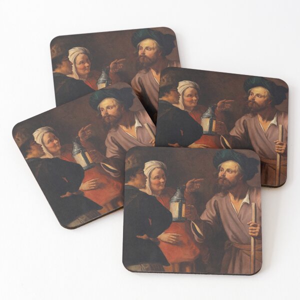 Item preview, Diogenes in Search of an Honest Man | Dutch School | 17th Century Renaissance Philosophy Art designed and sold by CJET.