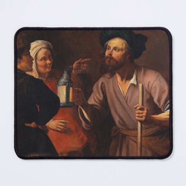 Item preview, Diogenes in Search of an Honest Man | Dutch School | 17th Century Renaissance Philosophy Art designed and sold by CJET.