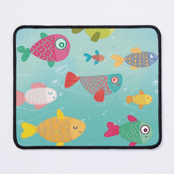 Item preview, School of Fish Illustration  designed and sold by SleepyLilSloth.
