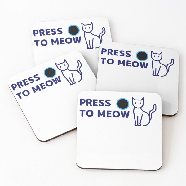 Item preview,  Press O to meow designed and sold by sasajay.