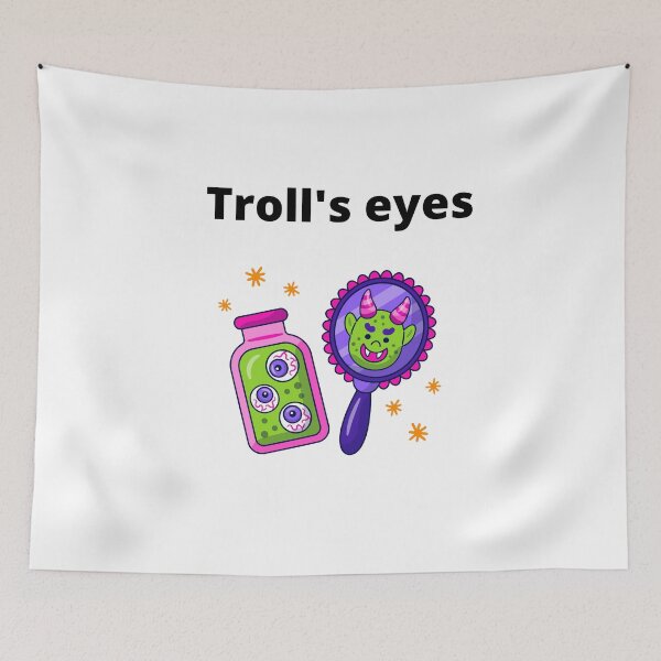 Item preview, Grumpy old troll classic t-shirt, troll's eyes t-shirt, halloween troll t-shirt designed and sold by Jutec1.