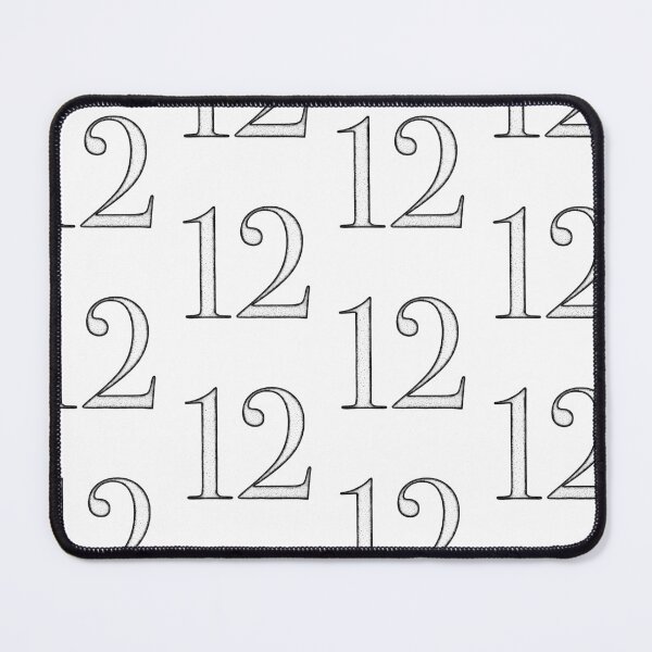 Item preview, Dotart/Dotwork illustration of Number 12 designed and sold by MagnetitaBySil.