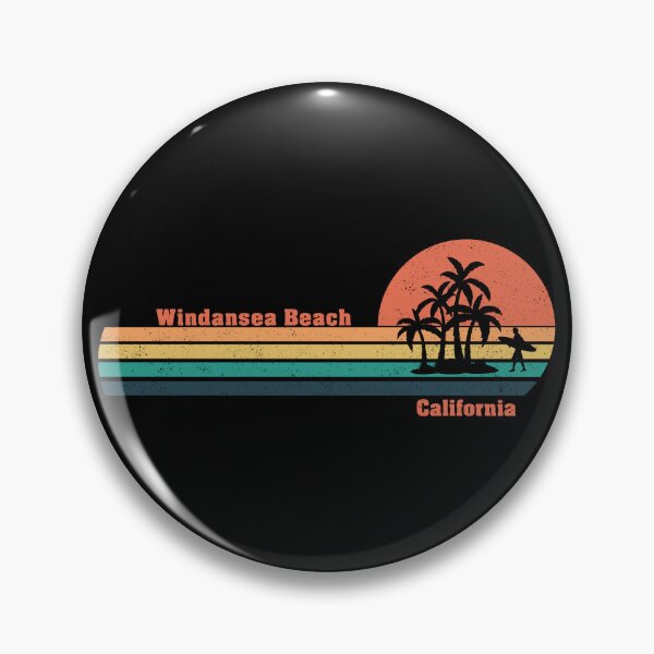 Item preview, California Surfing Windansea Vintage Grunge Texture Sunset designed and sold by RaybenMedia.