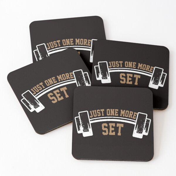 Item preview, Just One More Set Funny Gym Workout Jokes designed and sold by Buyeseoshop.