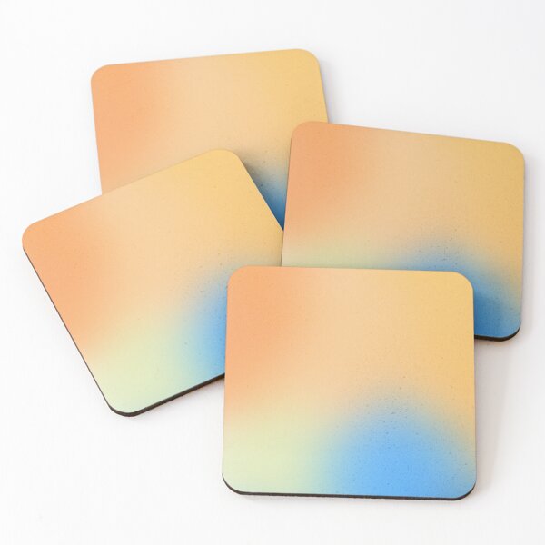 Item preview, Modern and stylish bright and pastel colors gradient from orange to light blue. designed and sold by helga-wigandt.