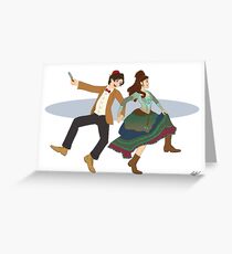 The Eleventh Doctor Greeting Card