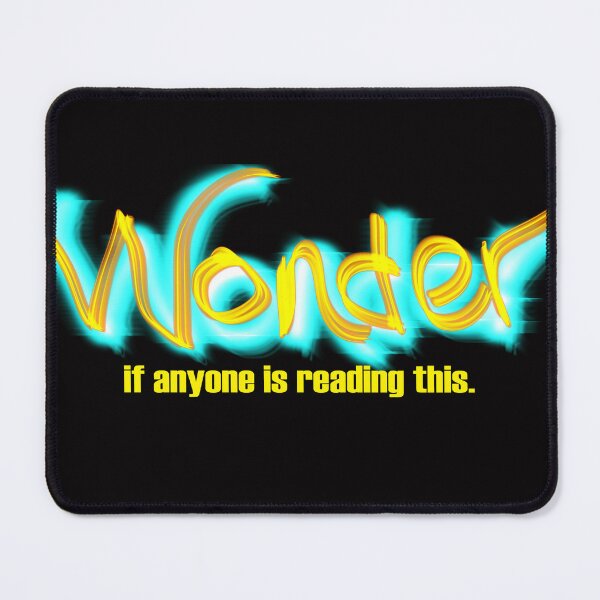 Item preview, Wonder if Anyone is Reading This designed and sold by Karen Simon.