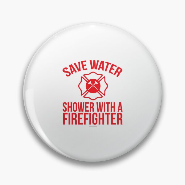 Item preview, Save Water Shower With a Firefighter designed and sold by remoteart.