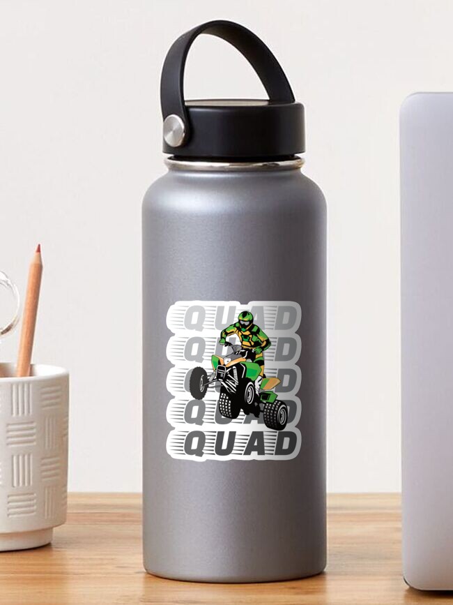 Thumbnail 1 of 3, Sticker, Quad Runner Cycle Sport Off Road Riding Vehicle Dirt bike designed and sold by CharJens.
