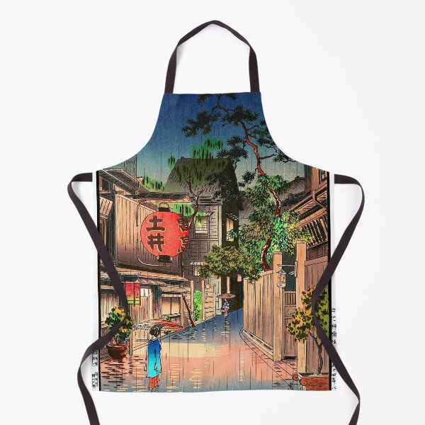 Item preview, Rainy night tokyo Ushigome Kagurazaka -Tsuchiya Koitsu - Evening at Ushigome designed and sold by TeeARTHY.