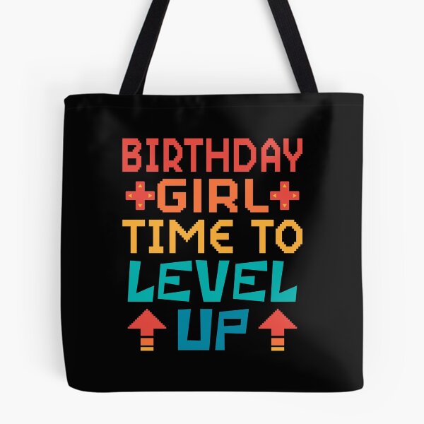 Item preview, Birthday Girl, Time to Level Up. Retro  designed and sold by ACC .