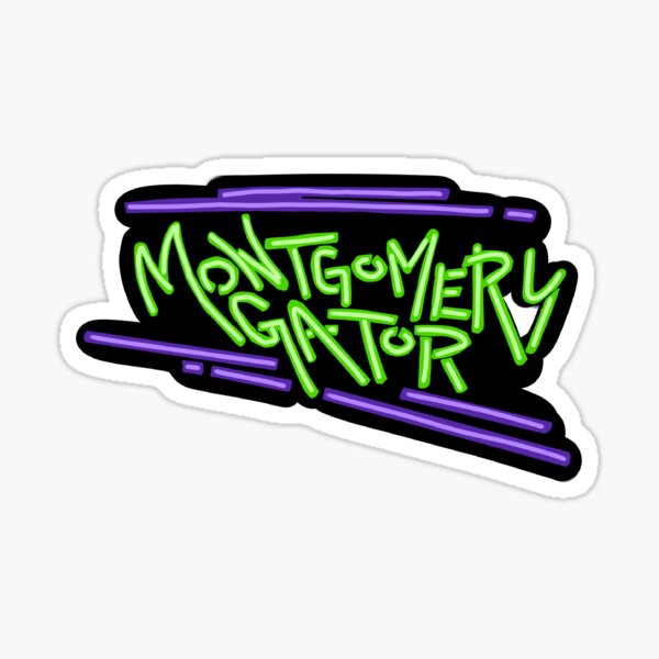 Item preview, Montgomery Gator LED name sign designed and sold by clownishcat.