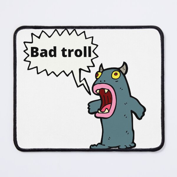 Item preview, Bad troll classic t-shirt, grumpy old troll classic t-shirt designed and sold by Jutec1.