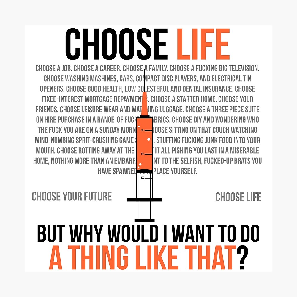 Large Quality FREE P+P CHOOSE YOUR SIZE! Trainspotting Poster Classic Movie