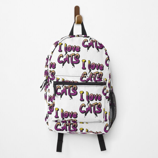 Item preview, Graffiti letters I love cats designed and sold by CreandoLios.
