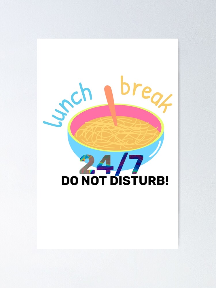 "DO NOT DISTURB!" Poster for Sale by themompreneur Redbubble