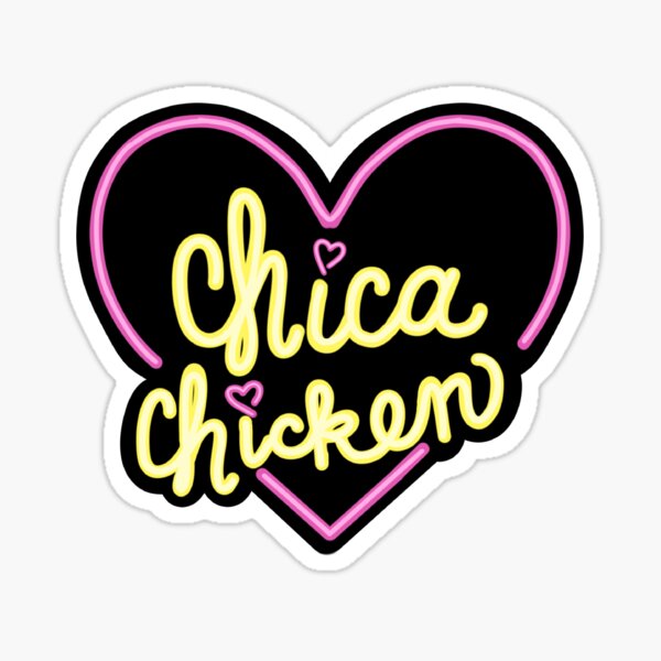 Artikel-Vorschau von Chica Chicken LED-Namensschild, designt und verkauft von clownishcat.