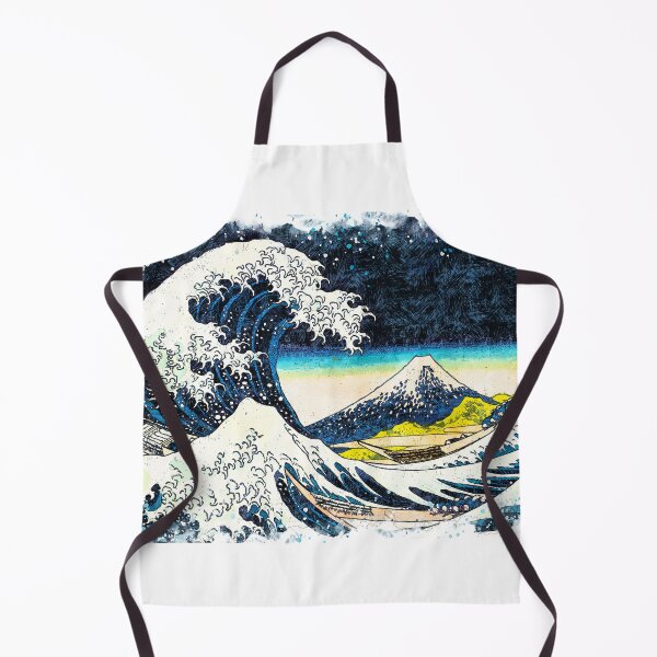 Item preview, The Great Wave off Kanagawa and the Shore of Tago Bay, Ejiri at Tokaido - sketch effect designed and sold by NickoPrints.