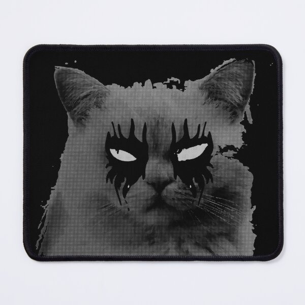 Item preview, Corpse Paint Cat in Halftone designed and sold by cykore69.