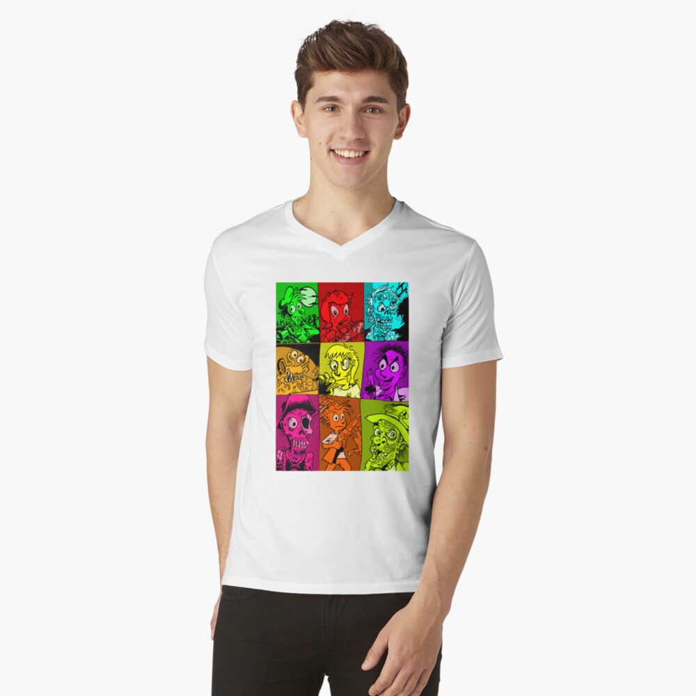 Item preview, V-Neck T-Shirt designed and sold by Skinrash.