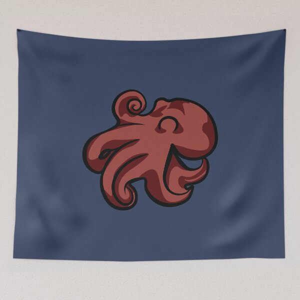 Item preview, Minimalist Veined Octopus designed and sold by InkLayer.