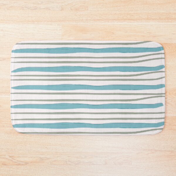 Item preview, Watercolor Horizontal Pinstripe Pattern, Watercolor Horizontal Stripes, Watercolor HandHorizontal Lines Blue designed and sold by antevasinart.