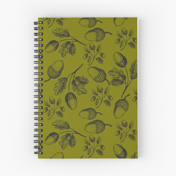 Item preview, Acorn and Leaf Design - Dark Green Brown designed and sold by Fall-Creations.