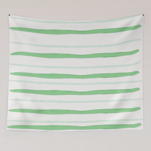 Item preview, Watercolor Horizontal Pinstripe Pattern, Watercolor Horizontal Stripes, Watercolor Horizontal Lines Green designed and sold by antevasinart.