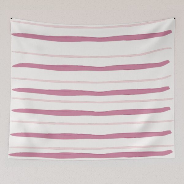 Item preview, Watercolor Horizontal Pinstripe Pattern, Watercolor Horizontal Stripes, Watercolor HandHorizontal Lines Pink designed and sold by antevasinart.