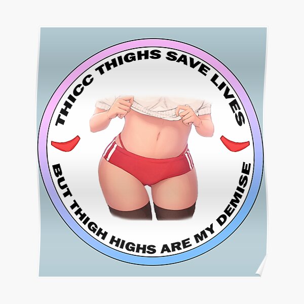 thicc Poster for Sale by UltraRare47