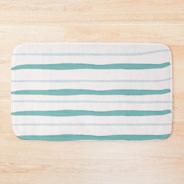 Item preview, Watercolor Horizontal Pinstripe Pattern, Watercolor Horizontal Stripes, Watercolor HandHorizontal Lines Blue designed and sold by antevasinart.