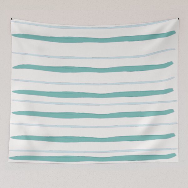 Item preview, Watercolor Horizontal Pinstripe Pattern, Watercolor Horizontal Stripes, Watercolor HandHorizontal Lines Blue designed and sold by antevasinart.