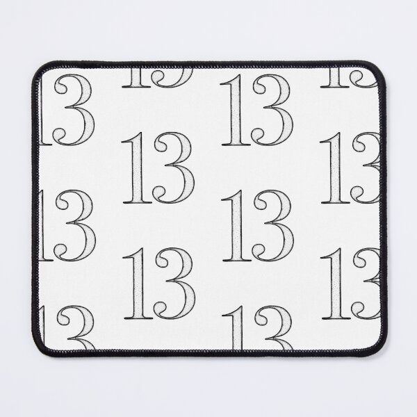 Item preview, Dotart/Dotwork illustration of Number 13 designed and sold by MagnetitaBySil.
