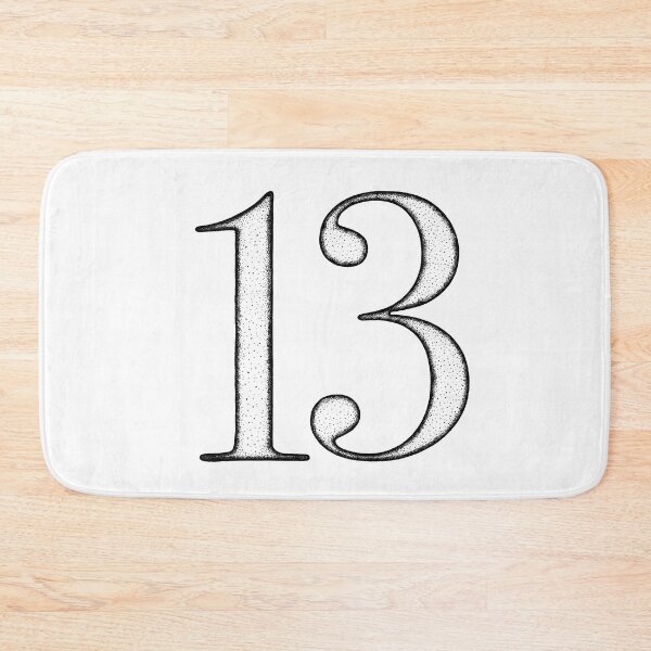 Item preview, Dotart/Dotwork illustration of Number 13 designed and sold by MagnetitaBySil.