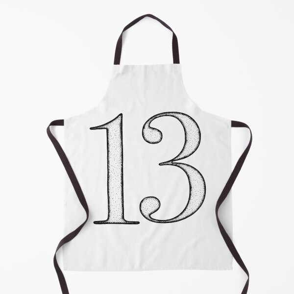 Item preview, Dotart/Dotwork illustration of Number 13 designed and sold by MagnetitaBySil.
