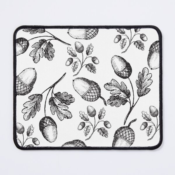 Item preview, Acorn and Leaf Design - Black and White designed and sold by Fall-Creations.