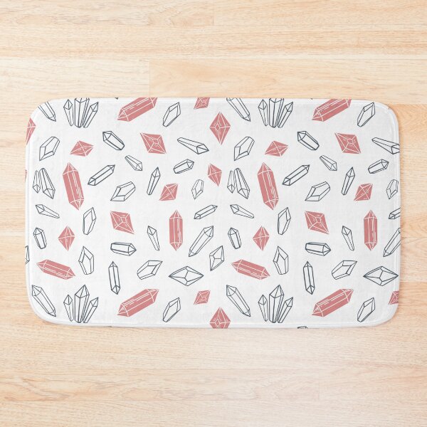 Item preview, Colorful Crystal Pattern, Magical Pink Gem Pattern, Gemstone Pattern,  designed and sold by antevasinart.