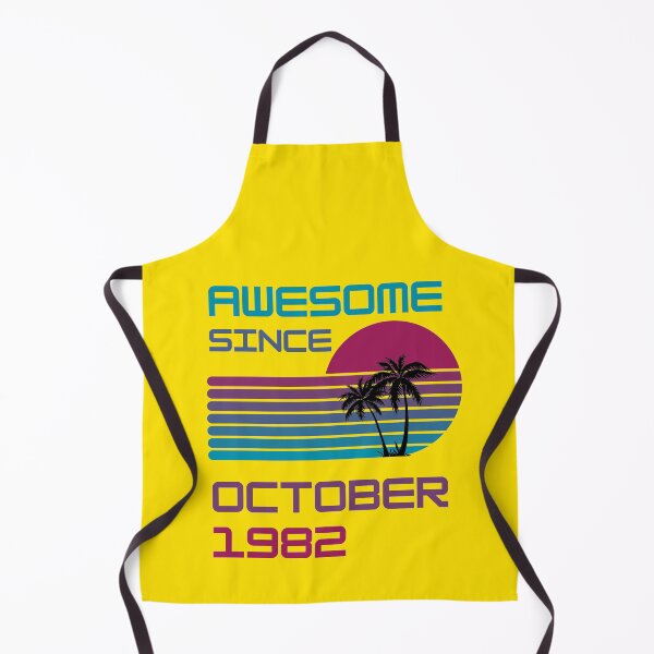 Item preview, Awesome since October 1982 | Born October 1982 | Made in October 1982 | Legend since October 1982 | Birthday Gift for 40 year old mom dad grandma grandpa | Vintage Retro 80s Birthday gift idea designed and sold by Saffire6.
