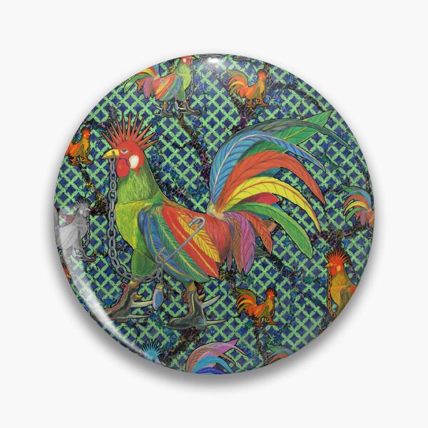 Item preview, Punky Rooster Rings & Green (FSBBv1.02,GBv1.18) designed and sold by AJLeibengeist.