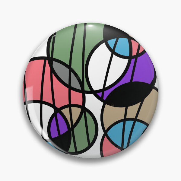 Item preview, Copy of Modern design colorful circle monogram designed and sold by Shirley Li.