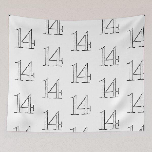Item preview, Dotart/Dotwork illustration of Number 14 designed and sold by MagnetitaBySil.