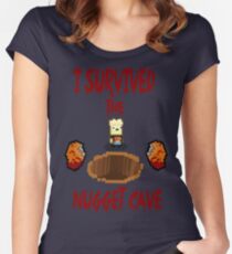 I Survived the Nugget Cave Women's Fitted Scoop T-Shirt