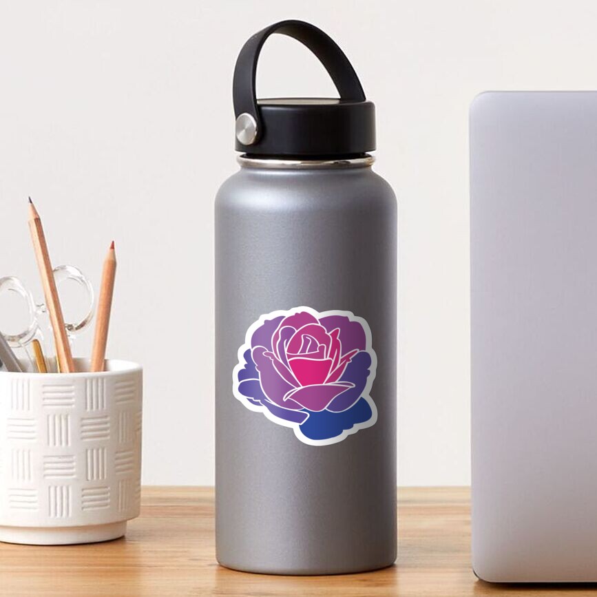 Bi Pride Rose Sticker