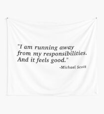 The Office Michael Scott Quote Wall Tapestry