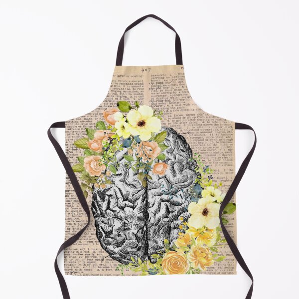 Item preview, Vintage Medical Floral Brain Art designed and sold by Preslava Genova.