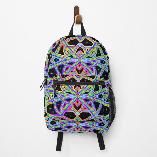 Item preview, Rainbowdelic Multicolored Mandala Floral Pattern designed and sold by Deborah Camp.